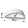 Wandleuchte Keramik ATENA 30 1xE27 15W Keramik 15x9x30cm Produktbild-Vorschau 4