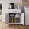 Válcová kartotéka Vicco Ansel Bílá 60 x 40 cm se zásuvkami, Náhled obrázku produktu 4