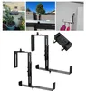 Blumenkastenhalter verstellbar 8er Set, Metall Produktbild-Vorschau 1