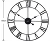 Verk 01562 Retro Wanduhr 3D 50 cm - schwarz Produktbild-Vorschau 2