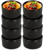Vilde | Zwarte porseleinen ovenschalen - Set van 8 stuks - Productafbeelding-voorbeeld 1