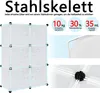 ACXIN DIY Kleiderschrank Regalsystem Garderobe aus Produktbild-Vorschau 3