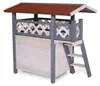 lionto Katzenhaus, Outdoor-Holzhaus mit überdachter Veranda Produktbild-Vorschau 6