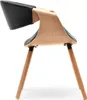 Designová jídelní židle SAROLTA - dub / černá Náhled obrázku produktu 5
