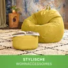 Green Bean® Sitzhocker "Home Linen" 45x25cm mit EPS Perlen Produktbild-Vorschau 9