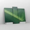 Bild auf Leinwand - Leinwandbild - 3 Teile - Makro Blatt Produktbild-Vorschau 4