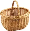 Kobolo Nákupní koš Proutěný koš pletený z proutí 43x33x35 Náhled obrázku produktu 1