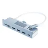 Satechi Clamp Hub + Cardreader für iMac USB-C blau Produktbild-Vorschau 1