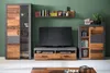 trendteam Wohnen Wohnwand Indy Graphit Grau Matera-Old Wood Produktbild-Vorschau 6