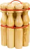 GICO Kegelspiel Kegel Set Bowling aus Holz für Kinder und Produktbild-Vorschau 1