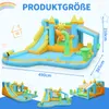 Nadmuchiwany zamek z zjeżdżalnią wodną FCH – 7 w 1 centrum Podgląd zdjęcia produktu 14