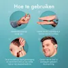 An instructional diagram showing how to use silicone earplugs, with four steps illustrated by images and text. Voir les images du produit