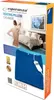 The image shows the packaging of a heating pillow, with a lifestyle image of a person using it on their back and a product shot of the pillow itself. Náhled obrázku produktu