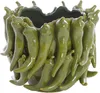 Light & Living - Vase PEPPER - 25,5x24,5x20,5cm - Grün Produktbild-Vorschau 1