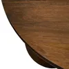 Runder Couchtisch aus Massivholz mit Kugelfüßen Produktbild-Vorschau 3