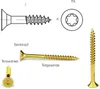 Spanplattenschraube Dresselhaus JD-79 mit Torx Antrieb gelb Produktbild-Vorschau 3