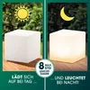 EASYmaxx LED Solarleuchte mit Fernbedienung - kaltweiße Produktbild-Vorschau 3