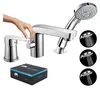3-Loch-Wannenarmatur mit Brausegriff, für Wannenrandmontage Produktbild-Vorschau 1