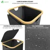 VOUNOT® Wäschekorb mit Deckel & Wäschesäcke 100L Faltbarer Produktbild-Vorschau 9