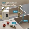 doporro Wasserfall Wasserhahn Küche Hochdruck mit 3 Produktbild-Vorschau 2