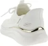 A close-up rear view of a white Skechers sneaker. Voir les images du produit