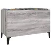 Plattenschrank Grau Sonoma 74,5x38x48 cm Holzwerkstoff Produktbild-Vorschau 1