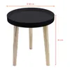Beistelltisch 30 x 36 cm - Farbe: schwarz Produktbild-Vorschau 2