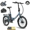 E-Bike 155-195 cm 20" 250 W bis 110-130 km IPX5 7-Gang – Produktbild-Vorschau 1