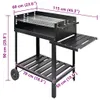 vidaXL BBQ Grill Säulengrill Standgrill Kohlegrill Barbeque Produktbild-Vorschau 4