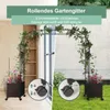 COSTWAY 2v1 oblouk na růže s květinovým truhlíkem 202 cm, Náhled obrázku produktu 9