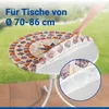 Maximex Spann-Tischdecke rund Ø 70 - 86 cm, mediterranes Produktbild-Vorschau 6