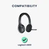 kwmobile 2x Samt Ohr Polster für Logitech H800 Ohrpolster - Produktbild-Vorschau 2