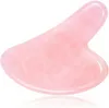 Rosafarbener Gua-Sha-Massage-Stein aus poliertem Rosenquarz in herzförmigem Design Produktbild-Vorschau