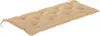 vidaXL Coussin pour banc de jardin Beige 120x(50+50)x7 cm Voir les images du produit 17