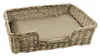 Kobolo Hundekorb 90x72x23 cm stabiles Rattan geflochten Produktbild-Vorschau 1