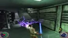 A character in a video game is using a lightsaber and Force lightning. Podgląd zdjęcia produktu