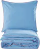 Set di biancheria da letto - 200x200 cm - Azzurro - Cotone Anteprima dell’immagine prodotto 1