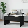 vidaXL Konferenčný stolík Black 80x50,5x41,5 cm odvodený Náhľad obrázku produktu 2