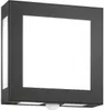 CMD 62/BM Wandleuchte Edelstahl anthrazit IP44 28x28cm E27 Produktbild-Vorschau 2