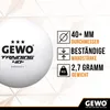 GEWO Tischtennisbälle Training 40+ -12er, mit Naht, Produktbild-Vorschau 3