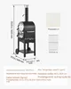 Vevor SRWP001, Houten pellets, Brandhout, Zwart, 540 °C, 1 Productafbeelding-voorbeeld 7