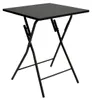 Schwarzer Klapptisch, für zwei Personen, 60 x 60 x 75 cm Produktbild-Vorschau 1