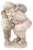 Clayre & Eef Figurine de Père Noël 13x11x18 cm Rose Voir les images du produit 1