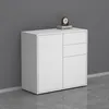 doporro Buffet Commode 80 cm Meuble de Rangement Blanc Mat Voir les images du produit 3
