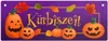 Kürbiszeit Metallschild L in 10,5x28cm mit lustigen Produktbild-Vorschau 1