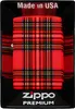ZIPPO Feuerzeug-Set RED PLAID DESIGN Geschenk No4 Produktbild-Vorschau 2