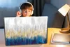 MuchoWow® Laptop Aufkleber Sticker Cover Abstrakt - Gemälde Produktbild-Vorschau 3