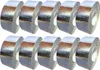 Alu Klebeband Pack 10 Rollen Aluminiumband 50mm x 45m Produktbild-Vorschau 1
