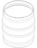 POLOPLAST Schuifmuff, DN160, POLO-KAL 3S, PP-MD, diameter Productafbeelding-voorbeeld 3