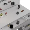 Schminktisch Vicco Elise Weiß/Grau/Grau 115 cm mit Produktbild-Vorschau 6